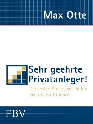 cover image of Sehr geehrte Privatanleger!